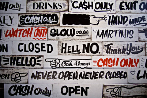 Simple Custom Painted Sign