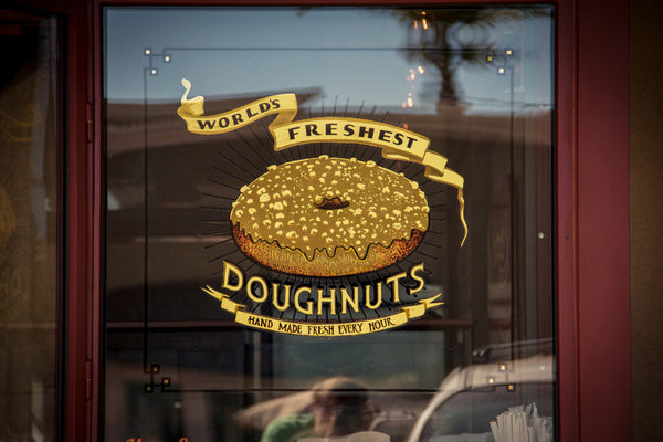 Bigger, Fancier Custom Painted Sign